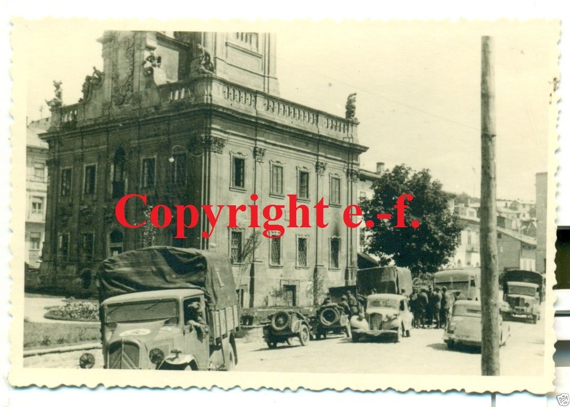 POLEN (Juni`41) - PANZER - FAHRZEUG-KOLONNE