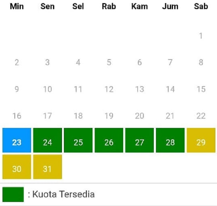 Kuota antrean di Kantor Imigrasi Surabaya