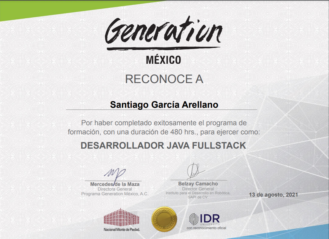 Bootcamp Generation Mx