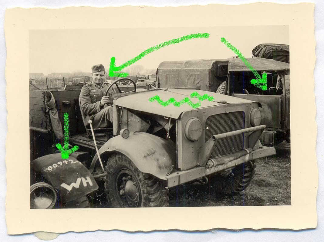 Foto Beute englischer Lkw bei Dünkirchen Herbst 