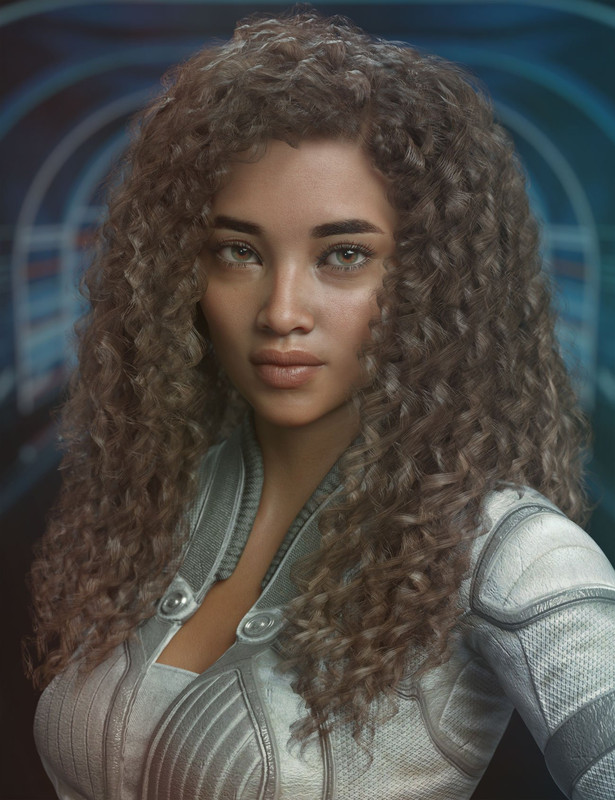 Daiosa Hair for Genesis 3, 8, and 8.1 Females