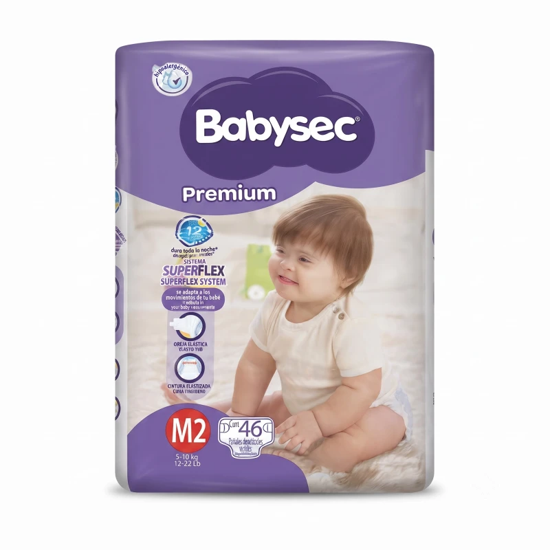 BabySec Pañales Premium M2 46/1
