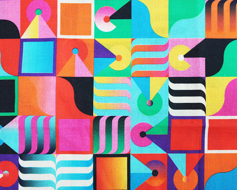 Image pattern graphics Cotton fabric metre