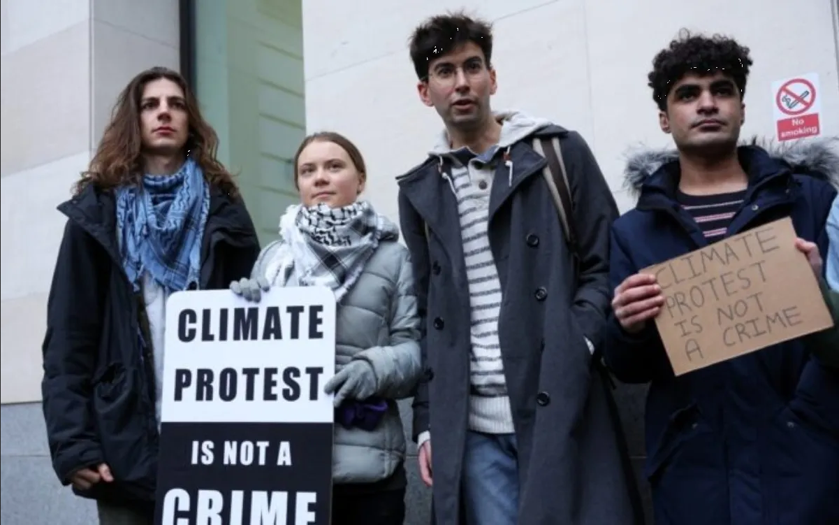 Juez absuelve a Greta Thunberg en el juicio por disturbios en Londres