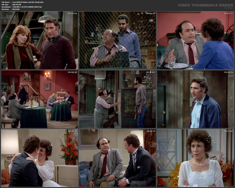 Taxi S05E10 Elaine and the Monk.mkv