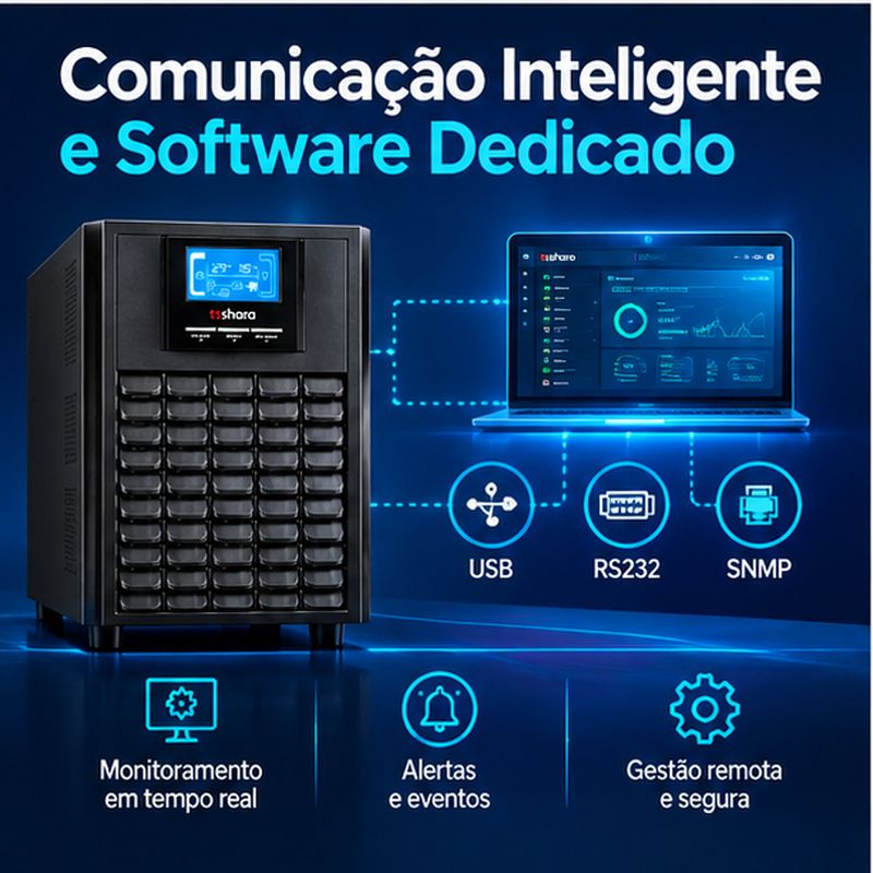 Painel e conectividade inteligente para monitoramento de dispositivos