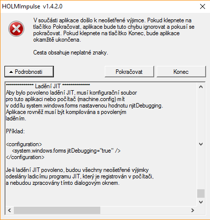 holmimpulse_1.4.2.0_error_2
