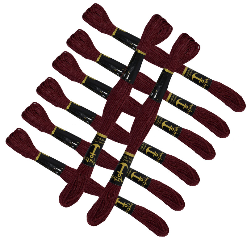 Hilos de anclaje mechones de algodón varados bordados a mano punto de cruz y punto largo - Imagen 8 de 129