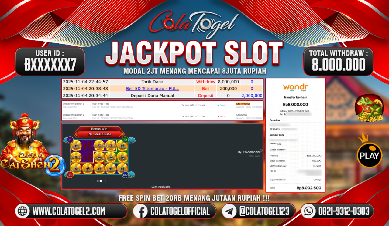 JACKPOT SLOT GACOR!!