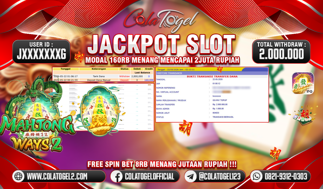 JACKPOT SLOT GACOR!!
