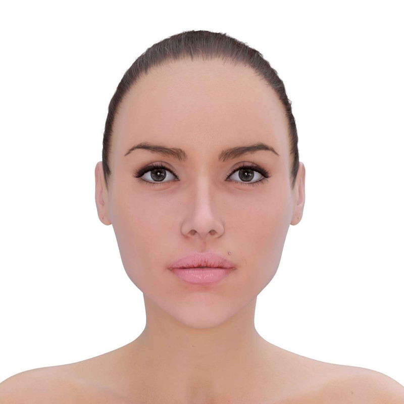 Realistic Female 3D Model