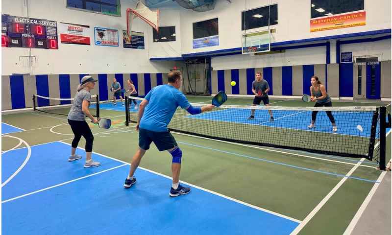 Members playing on the courts at Sportset in Rockville Centre