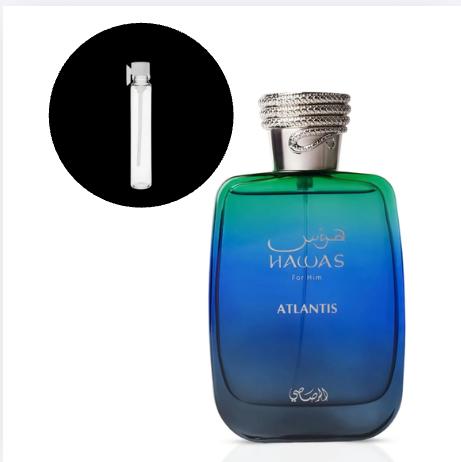 Amostra Perfume Rasasi Hawas Atlantis For Men EDP 1ml