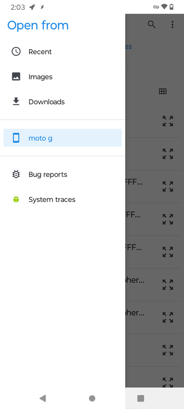 no image source open from