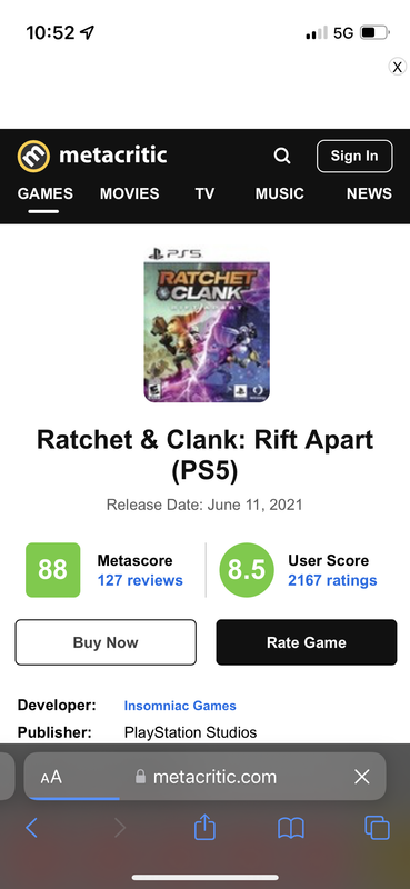 LTTP: Ratchet and Clank: Rift Apart 2021 (PS5 Digital Edition)