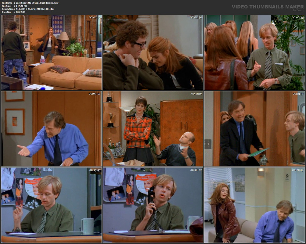 Just Shoot Me S01E01 Back Issues.mkv