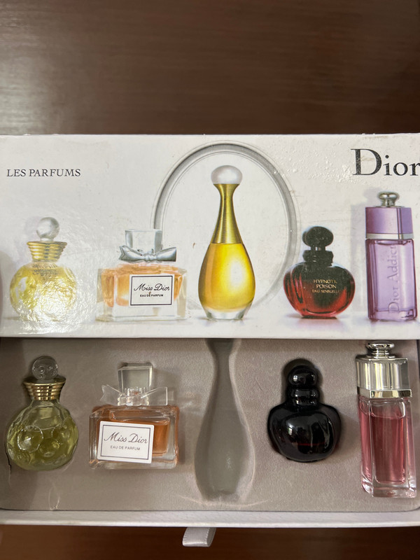 Dior Mini Perfume Set of 4…(1 Perfume is missing due to leakage) (Without Box Category)
