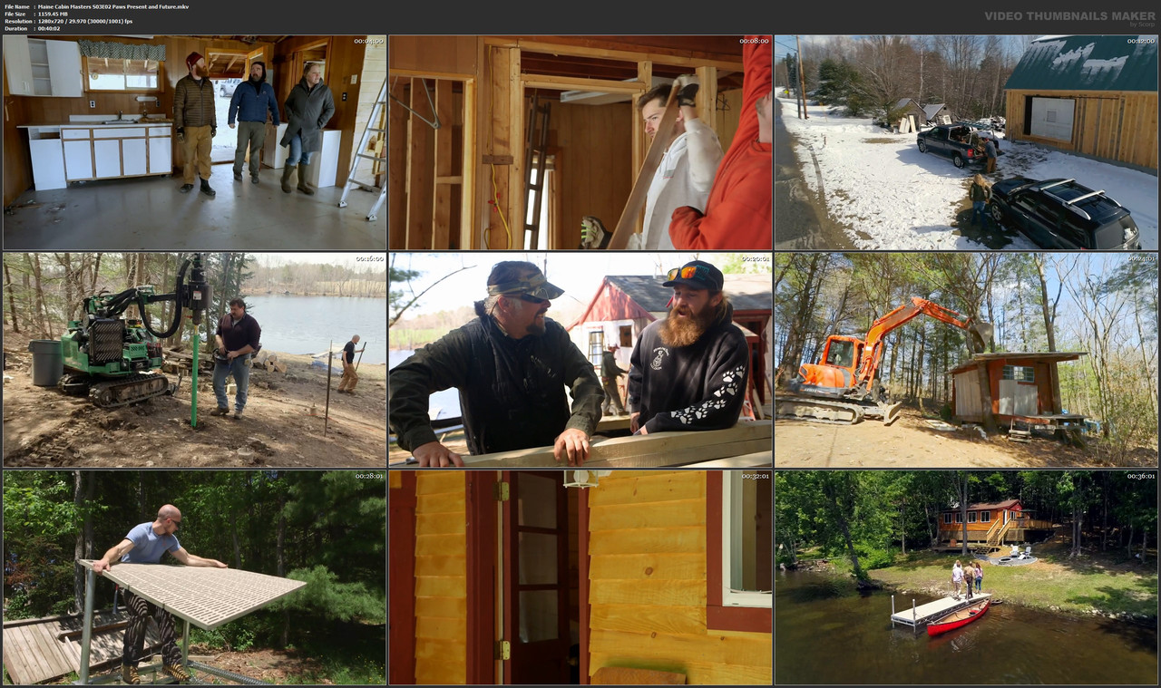Maine Cabin Masters S03E02 Paws Present and Future.mkv