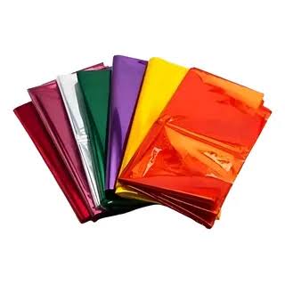 Papel celofan colores surtidos por x10 unidades