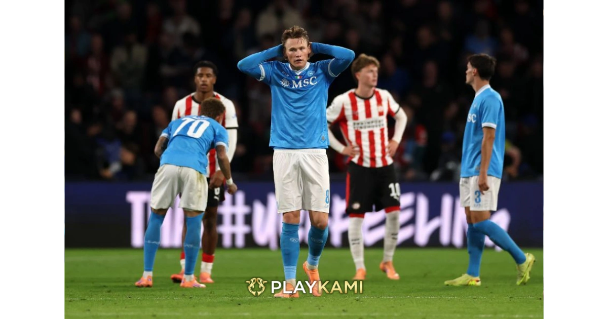 Napoli setelah kalah mengejutkan di Liga Champions