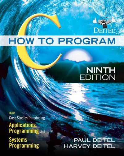C How to Program, 9th Edition 