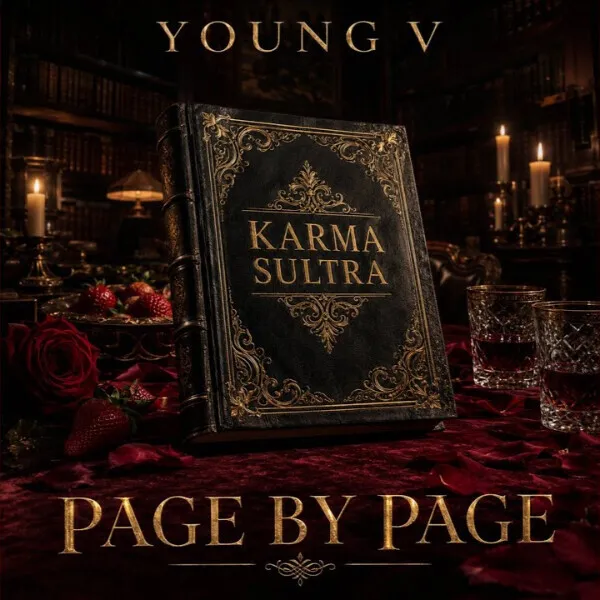 Young V Page By Page new hip hop music artwork featured on W.D.O.P.E. Dopetrackz Radio