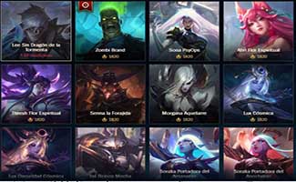 Skins LOL - Clasificación de los Aspectos de los Campeones