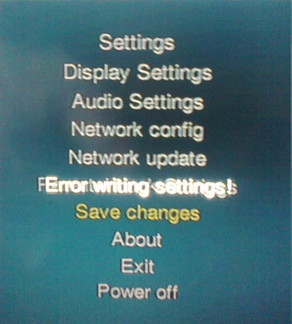 PS2 OPL Error writing settings! Fix 