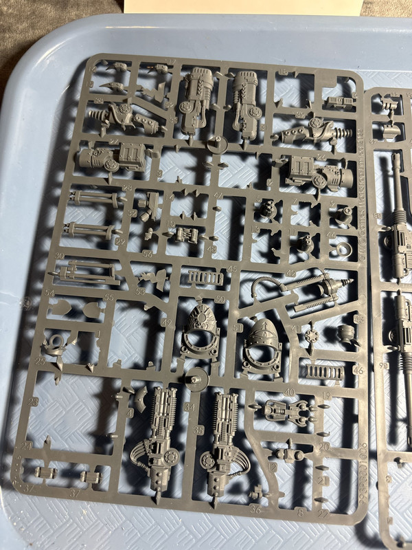 Dreadnoughts Bits Sprues Partial Builds 06