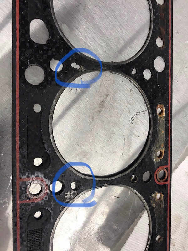 Blown head gasket