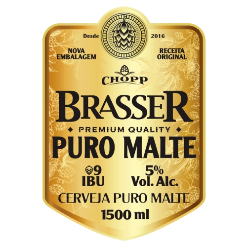 Copo de chopp Pilsen Puro Malte gelado em Londrina