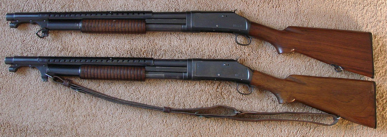 Two Winchester M97 trenchguns