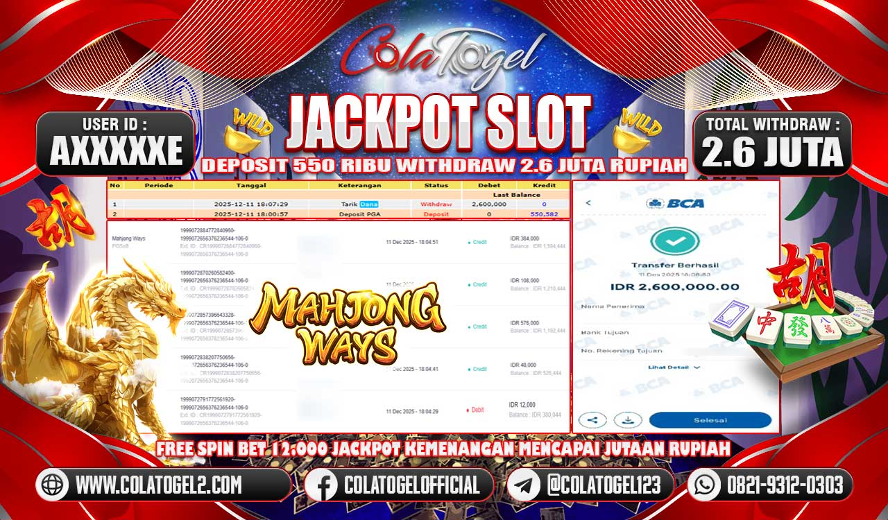 JACKPOT SLOT GACOR!!