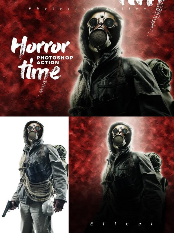 Horror Time Photoshop Action Horror Time Photoshop Action