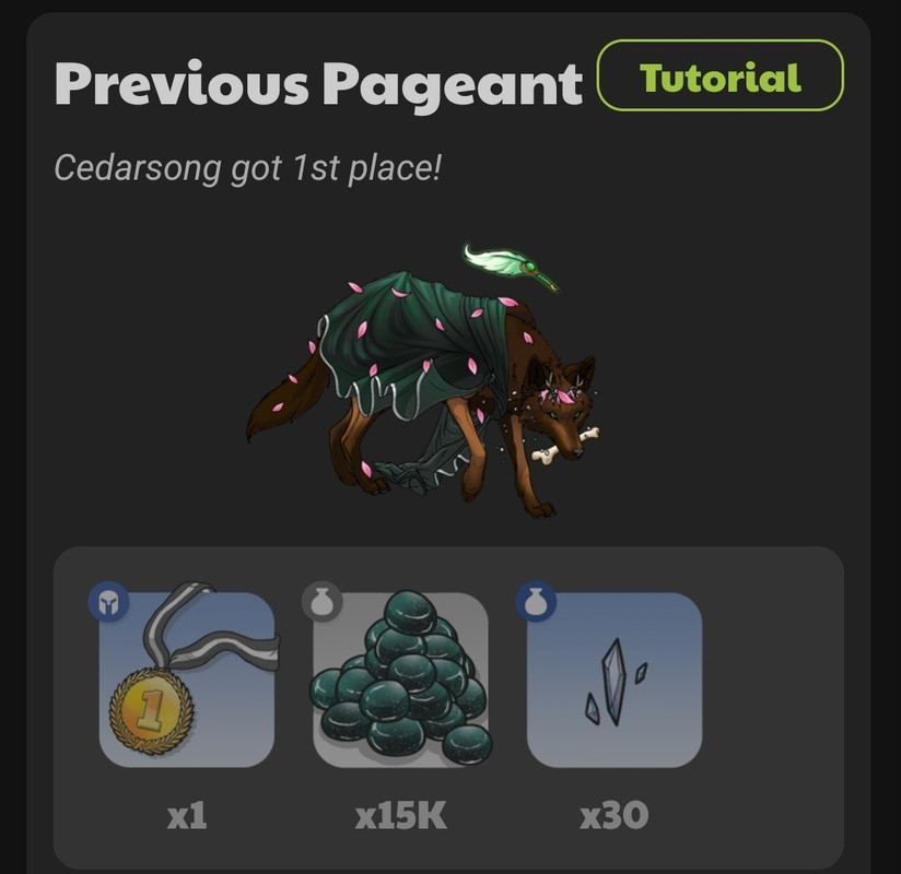 Cedarsong Pageant 1st Place (10/21/25)