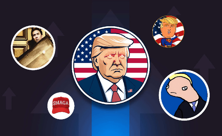 guide Обзор токенов, посвященных выборам в США. ТОП-3 монет, выросших больше остальных. Рейтинг койнов, которые сильно потеряли в цене