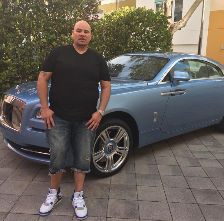 Fat with his Rolls Royce