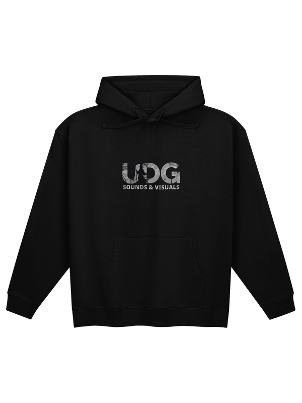 UDG SOUNDS & VISUALS | YNOTT Hoodie - Černá
