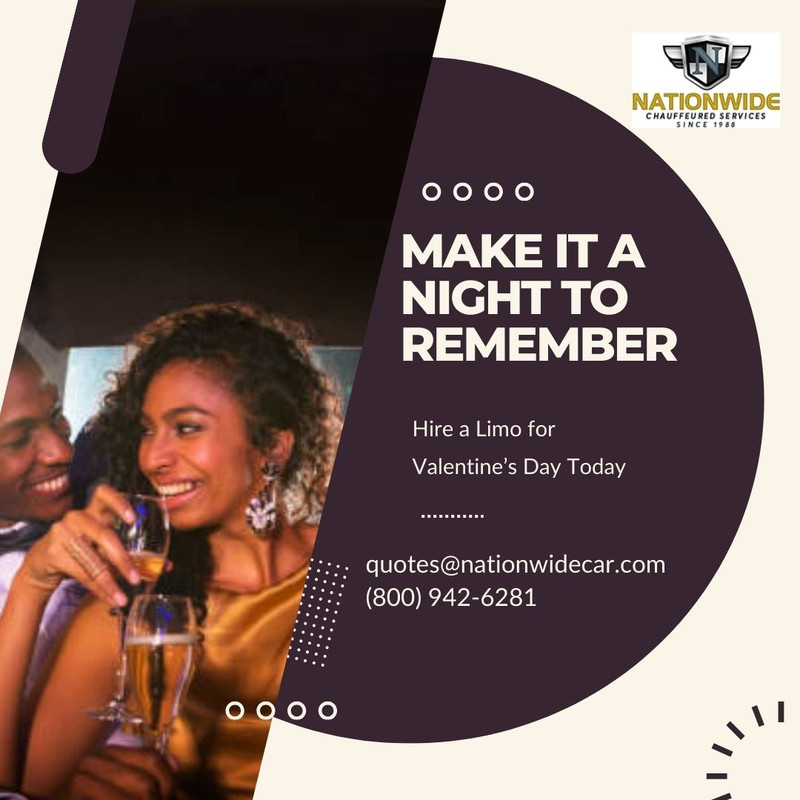 Hire a Limo for Valentine’s Day