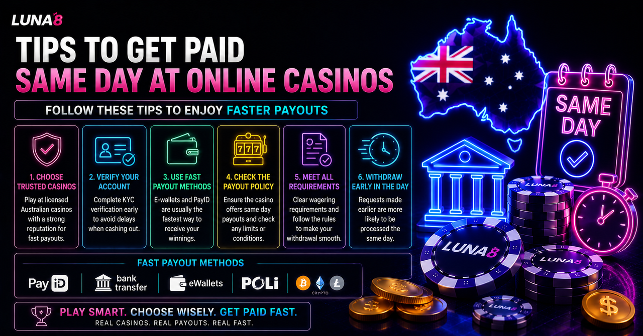 instant withdrawal casino australia