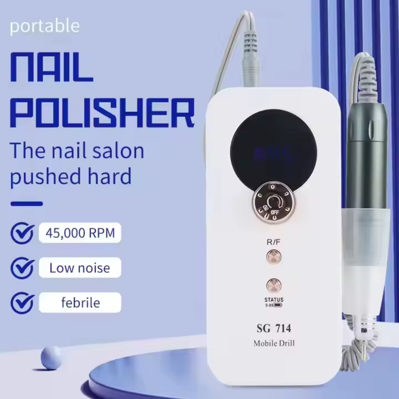 SG714 Cordless Electric Nail Drill