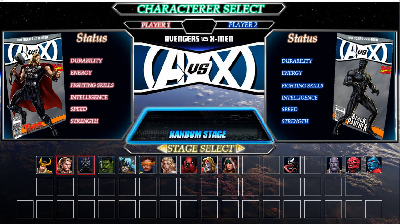 avengers vs x men mugen avengers vs x men mugen
