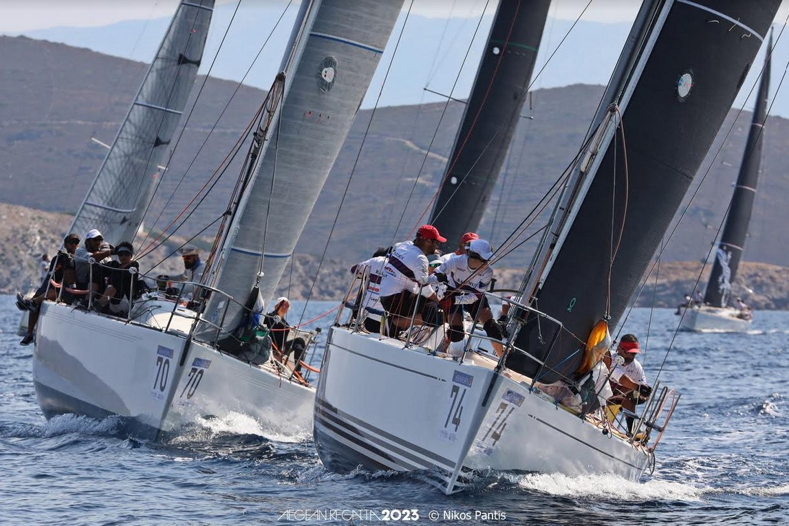 ΑΥΛΑΙΑ ΣΤΗΝ AEGEAN REGATTA 2023 ΜΕ ΝΙΚΗΤΕΣ ΤΑ ΣΚΑΦΗ GRANDMA X ΚΑΙ ΜΕLIPLOE