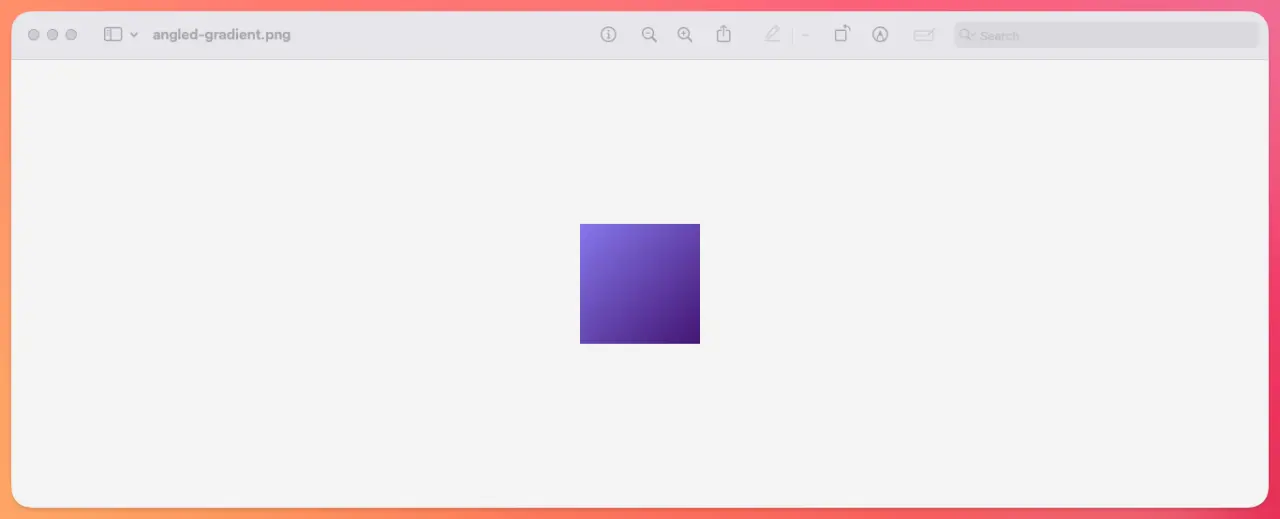Angled gradient with Ruby