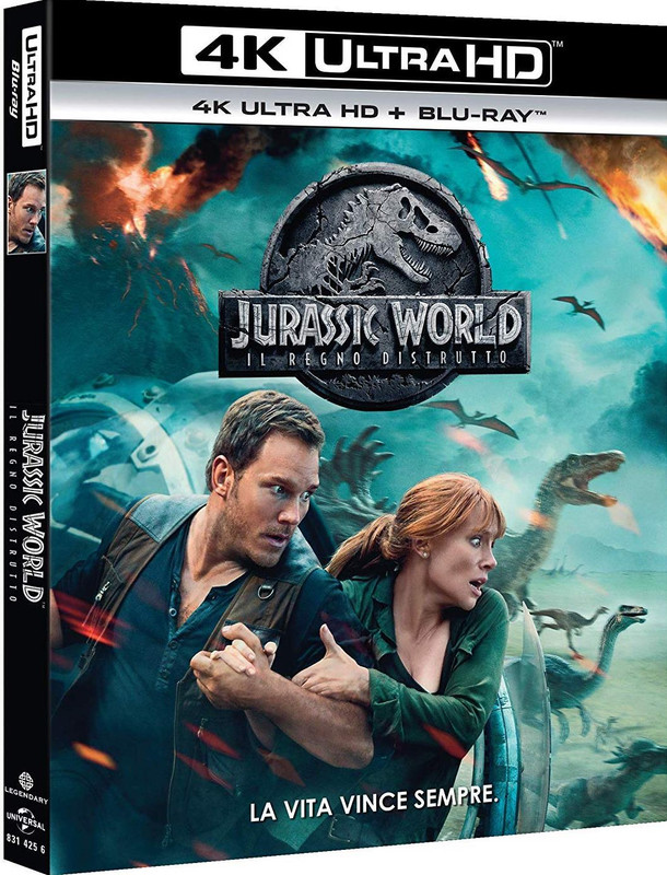 Jurassic World - Il Regno Distrutto (2018) UHD 4K Full Blu Ray ITA ENG DTS HD MA