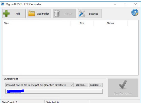 Mgosoft PS To PDF Converter 9.7.0