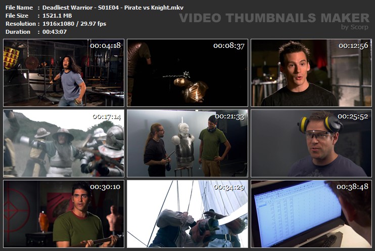 Deadliest Warrior - S01E04 - Pirate vs Knight.mkv