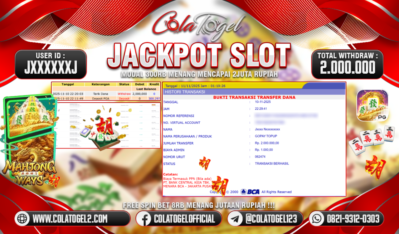 JACKPOT SLOT GACOR!!