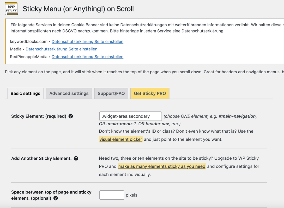 Plugin-Sticky-Sidebard