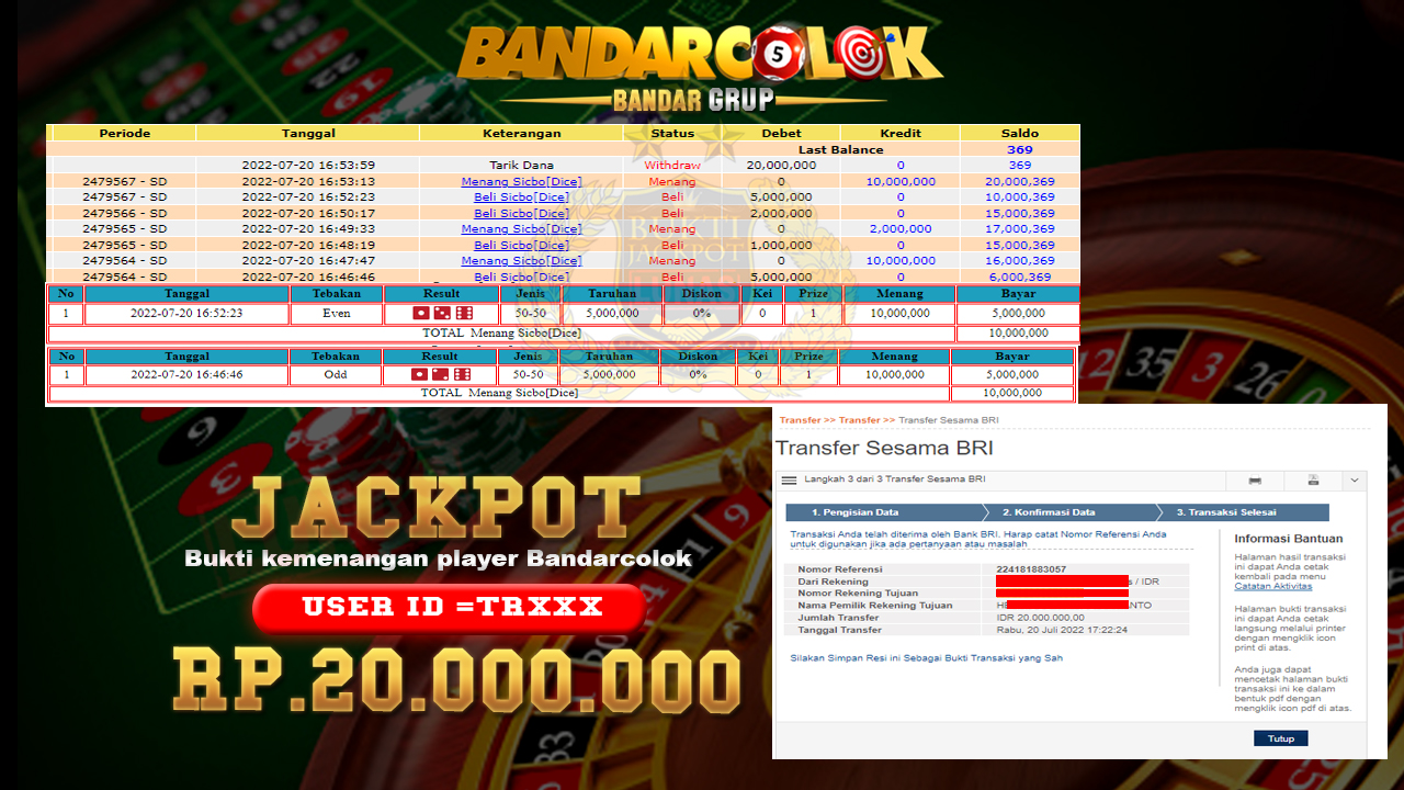 Jackpot Live Casino TogelJawa